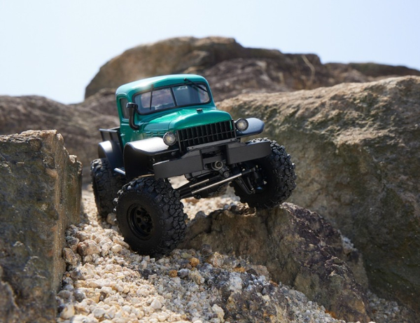 DPFMS12401RTRGN-B FMS FCX24 Power Wagon Mud-Racer BRUSHLESS 1:24 grün - RTR